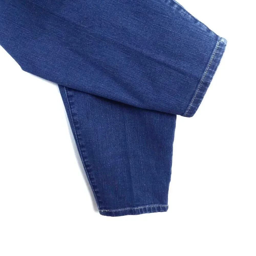 TORRID New With Tags Medium Blue Wash Whiskered Stretch Skinny Jeggings Size 22T